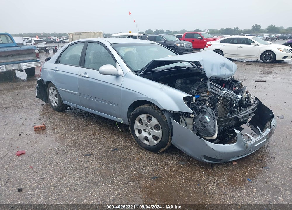 2007 KIA SPECTRA EX VIN: KNAFE122075466389