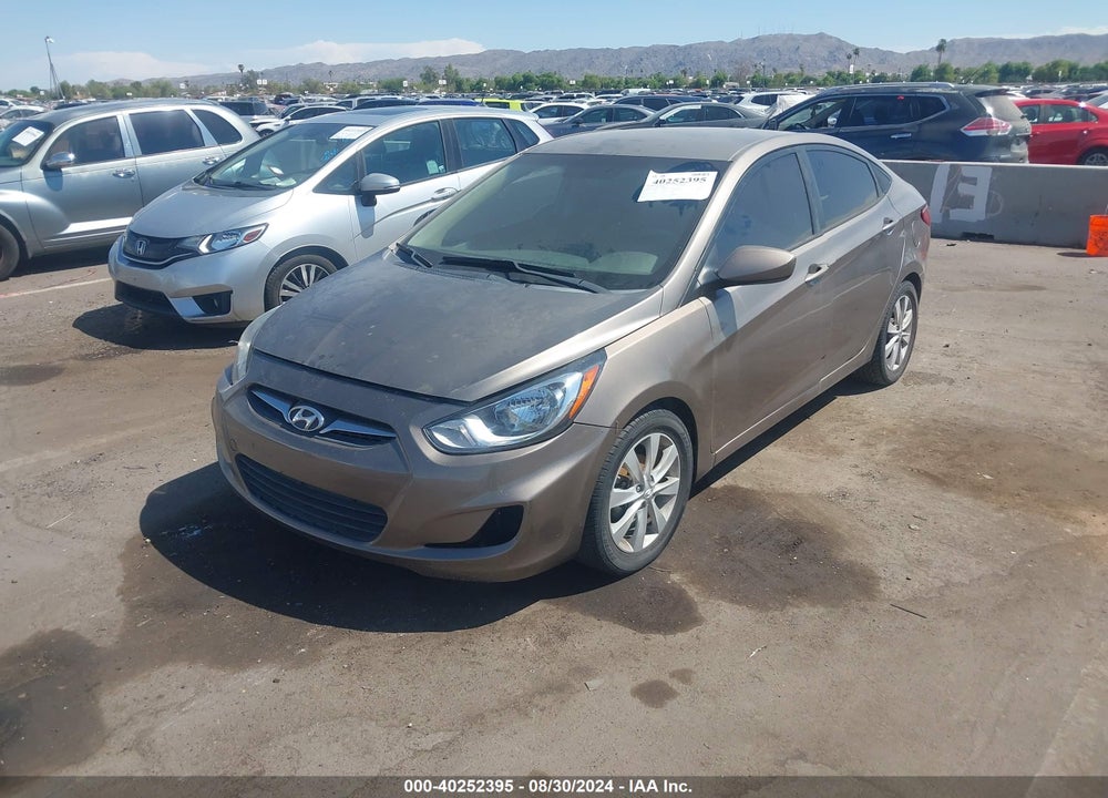 2012 HYUNDAI ACCENT GLS VIN: KMHCU4AE1CU059098