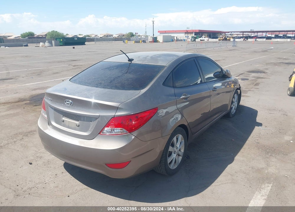2012 HYUNDAI ACCENT GLS VIN: KMHCU4AE1CU059098