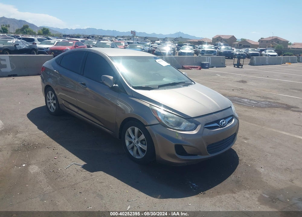 2012 HYUNDAI ACCENT GLS VIN: KMHCU4AE1CU059098