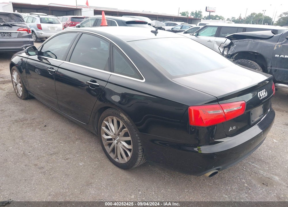 2013 AUDI A6 2.0T PREMIUM VIN: WAUGFAFCXDN133908
