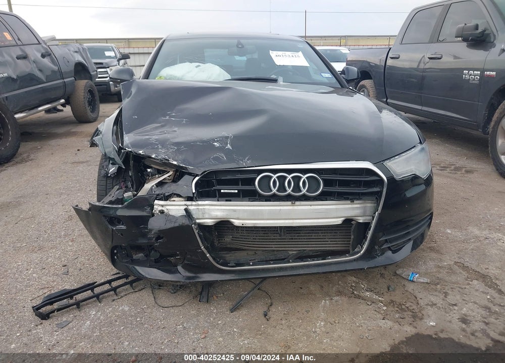 2013 AUDI A6 2.0T PREMIUM VIN: WAUGFAFCXDN133908