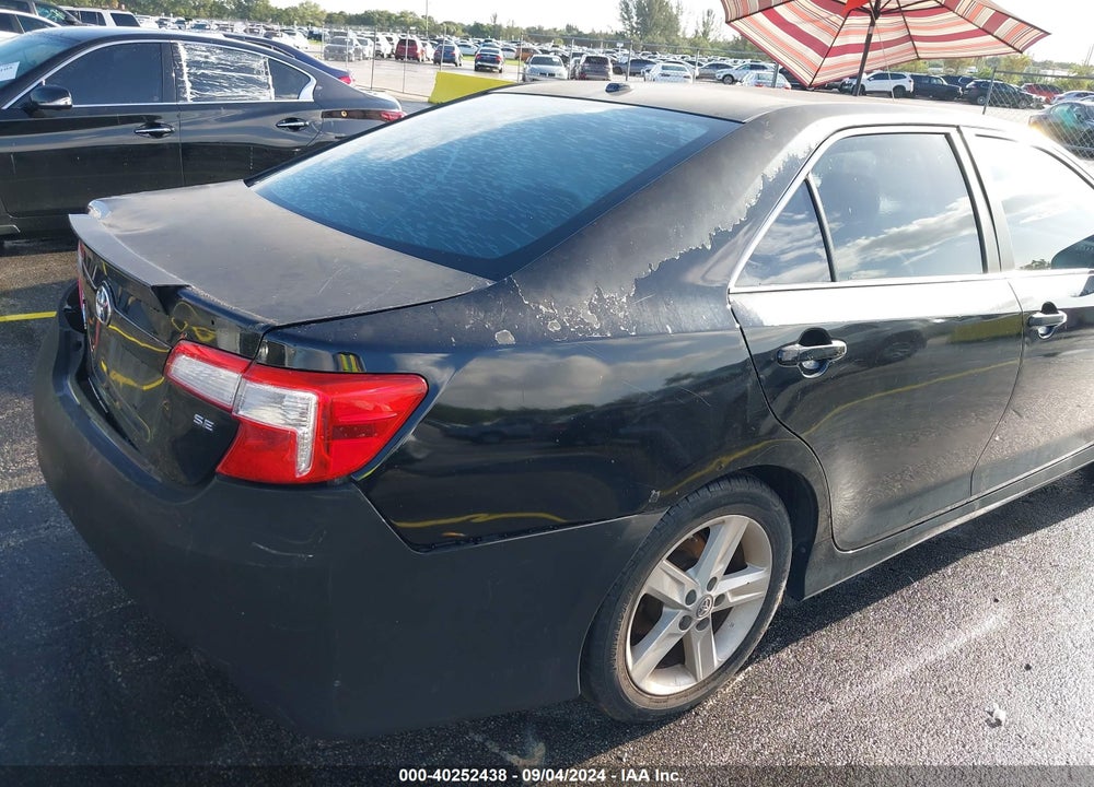 2012 TOYOTA CAMRY SE VIN: 4T1BF1FK7CU098815