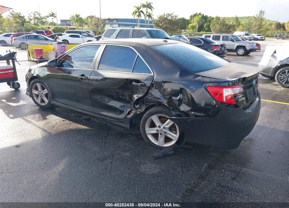 2012 TOYOTA CAMRY SE VIN: 4T1BF1FK7CU098815