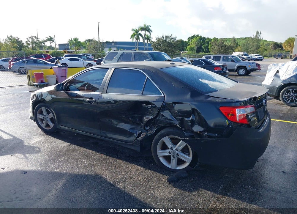 2012 TOYOTA CAMRY SE VIN: 4T1BF1FK7CU098815