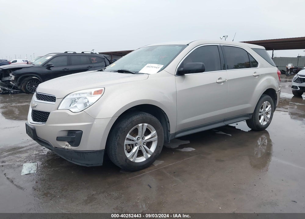2012 CHEVROLET EQUINOX LS VIN: 2GNALBEK6C6185126
