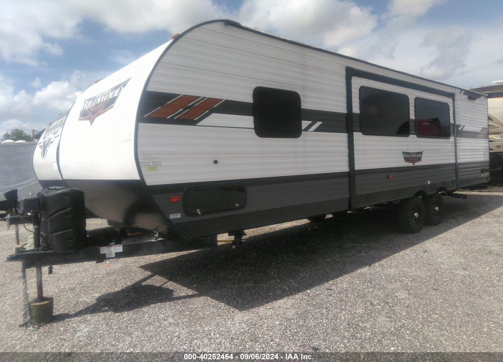 2022 FOREST RIVER WILDWOOD TRAVEL TRAILER VIN: 4X4TWDB2XNA276618