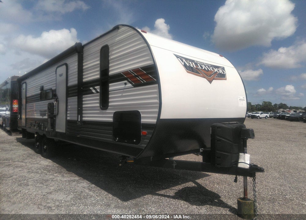 2022 FOREST RIVER WILDWOOD TRAVEL TRAILER VIN: 4X4TWDB2XNA276618