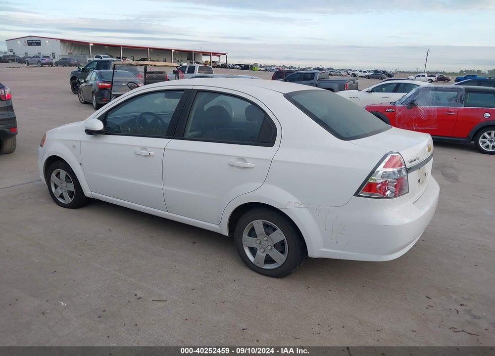 2007 CHEVROLET AVEO LS VIN: KL1TD566X7B146258
