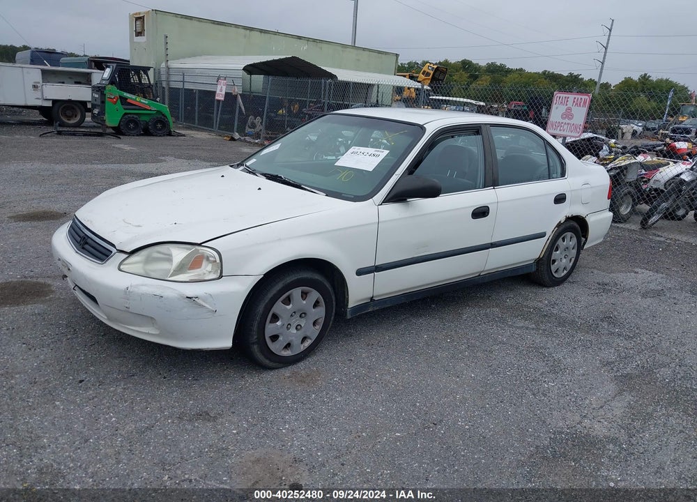 2000 HONDA CIVIC LX VIN: JHMEJ6671YS001585