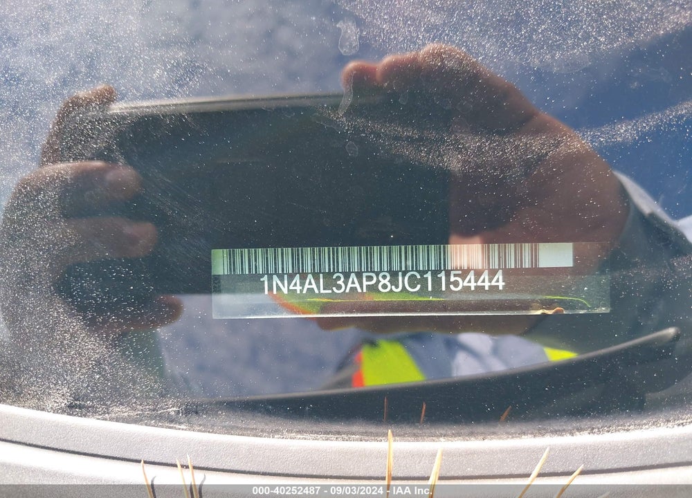 2018 NISSAN ALTIMA 2.5 S VIN: 1N4AL3AP8JC115444