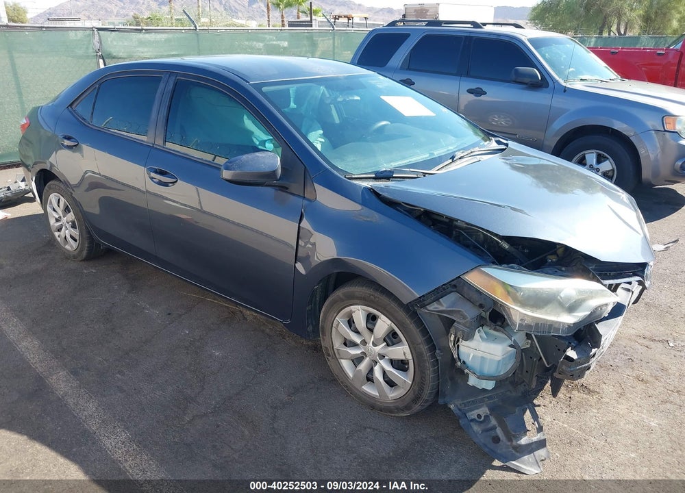 2014 TOYOTA COROLLA LE VIN: 2T1BURHE4EC106692