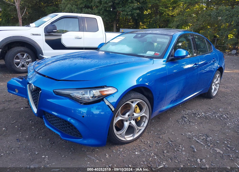 2018 ALFA ROMEO GIULIA TI SPORT AWD VIN: ZARFAEEN3J7575121