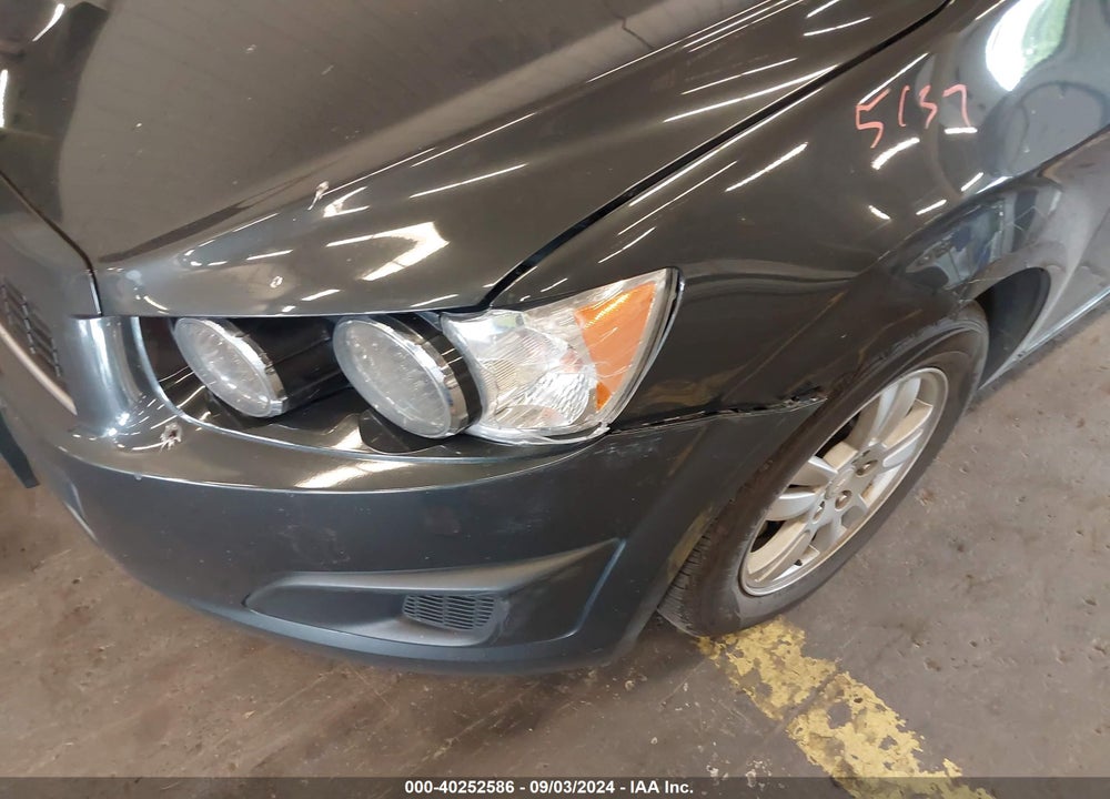 2015 CHEVROLET SONIC LT MANUAL VIN: 1G1JD6SB7F4131320