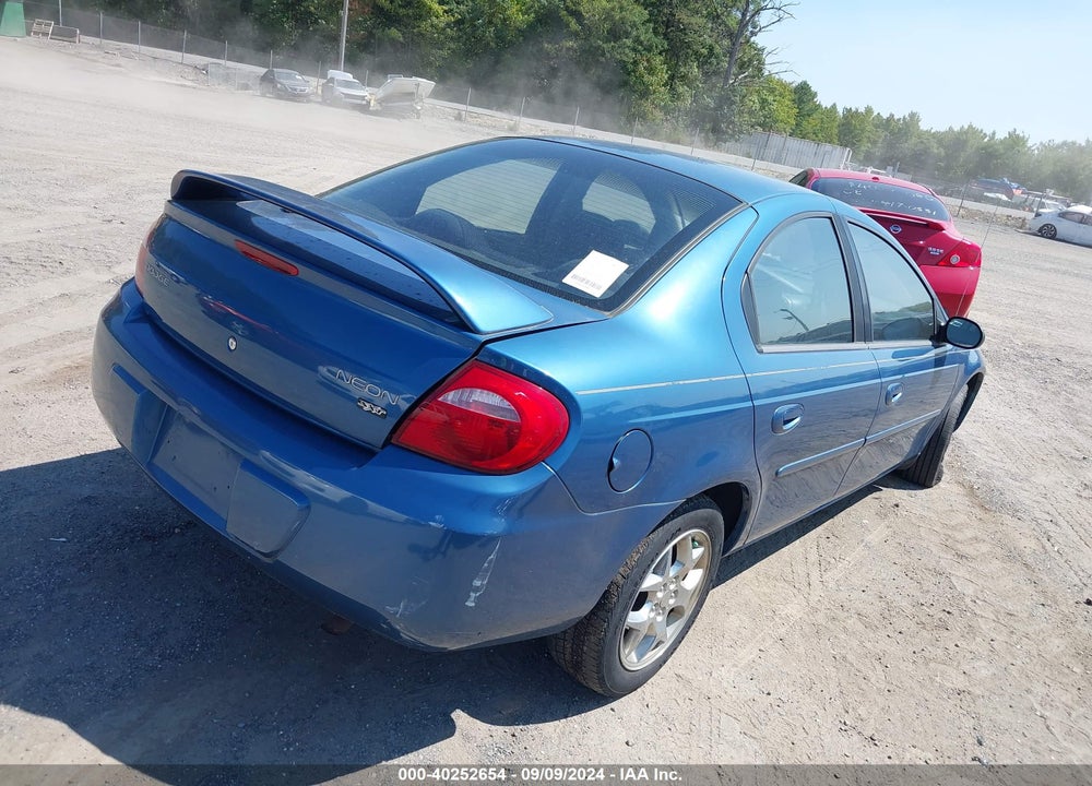 2003 DODGE NEON SXT VIN: 1B3ES56C23D231625