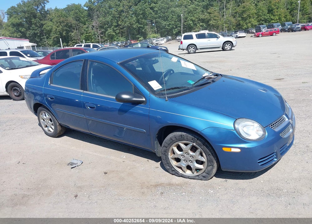 2003 DODGE NEON SXT VIN: 1B3ES56C23D231625
