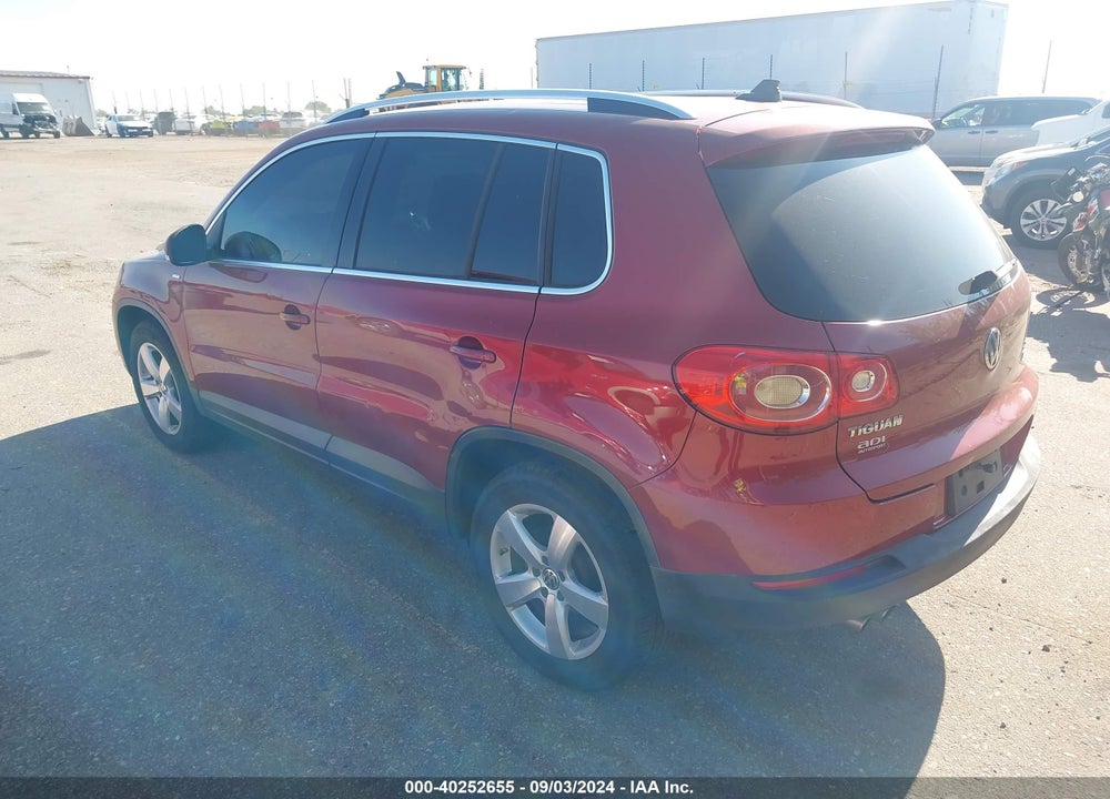 2010 VOLKSWAGEN TIGUAN WOLFSBURG EDITION VIN: WVGBV9AX4AW003214