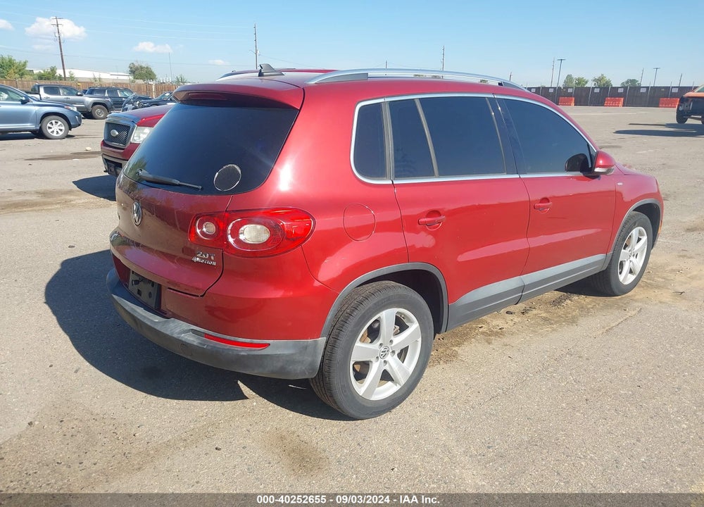 2010 VOLKSWAGEN TIGUAN WOLFSBURG EDITION VIN: WVGBV9AX4AW003214