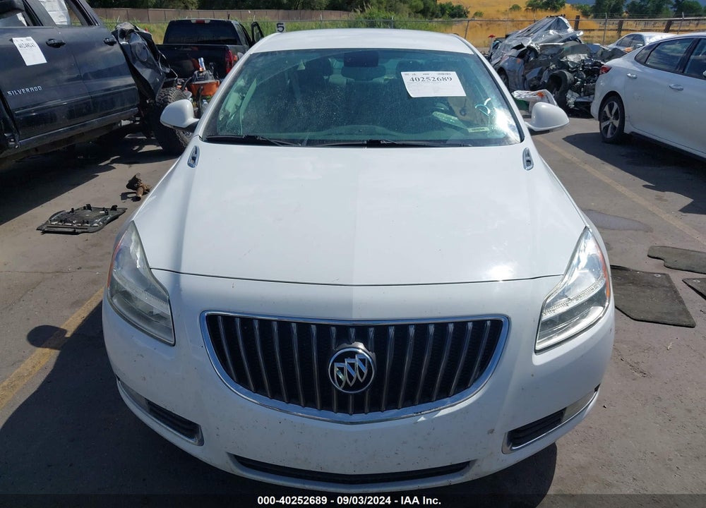2012 BUICK REGAL VIN: 2G4GR5ER3C9149243