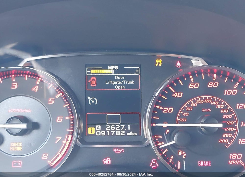 2016 SUBARU WRX VIN: JF1VA1B62G9820067