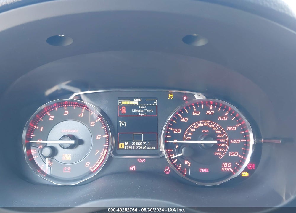 2016 SUBARU WRX VIN: JF1VA1B62G9820067