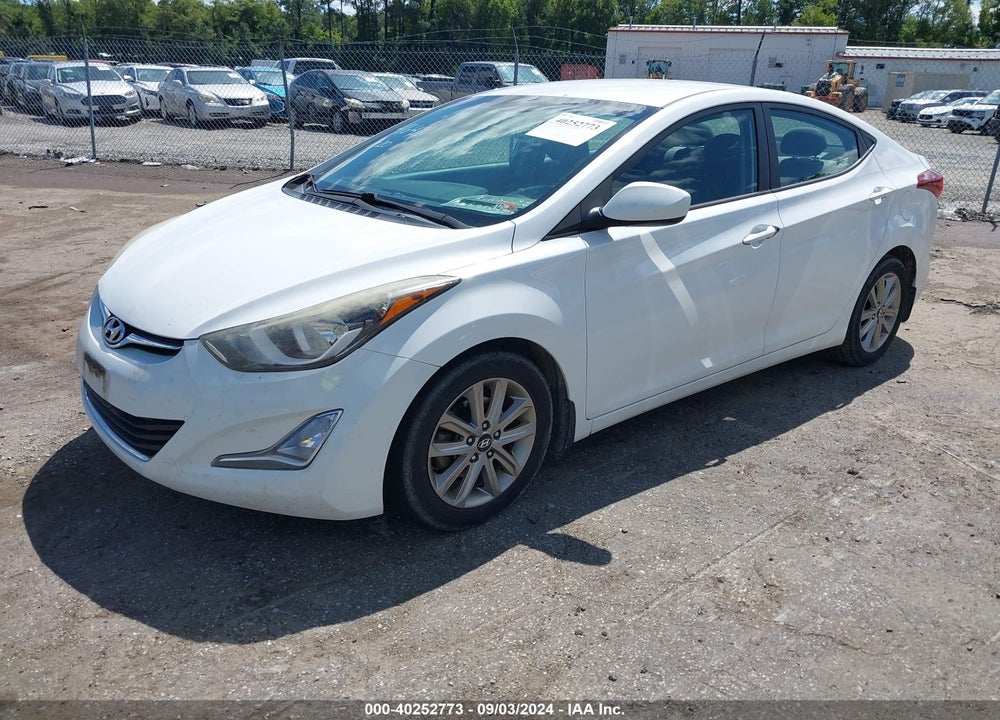 2014 HYUNDAI ELANTRA SE VIN: 5NPDH4AE9EH487415