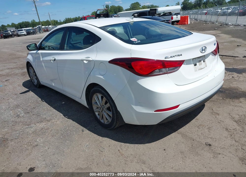 2014 HYUNDAI ELANTRA SE VIN: 5NPDH4AE9EH487415