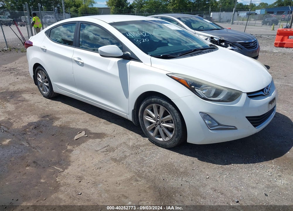2014 HYUNDAI ELANTRA SE VIN: 5NPDH4AE9EH487415
