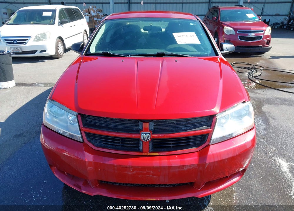 2010 DODGE AVENGER SXT VIN: 1B3CC4FB8AN124608