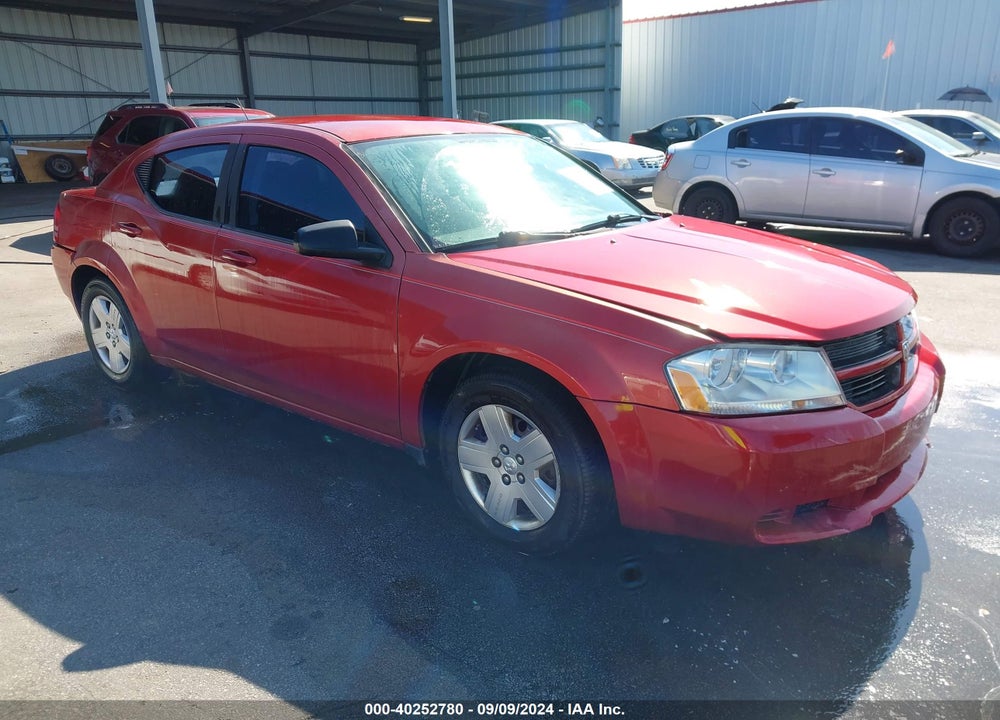 2010 DODGE AVENGER SXT VIN: 1B3CC4FB8AN124608
