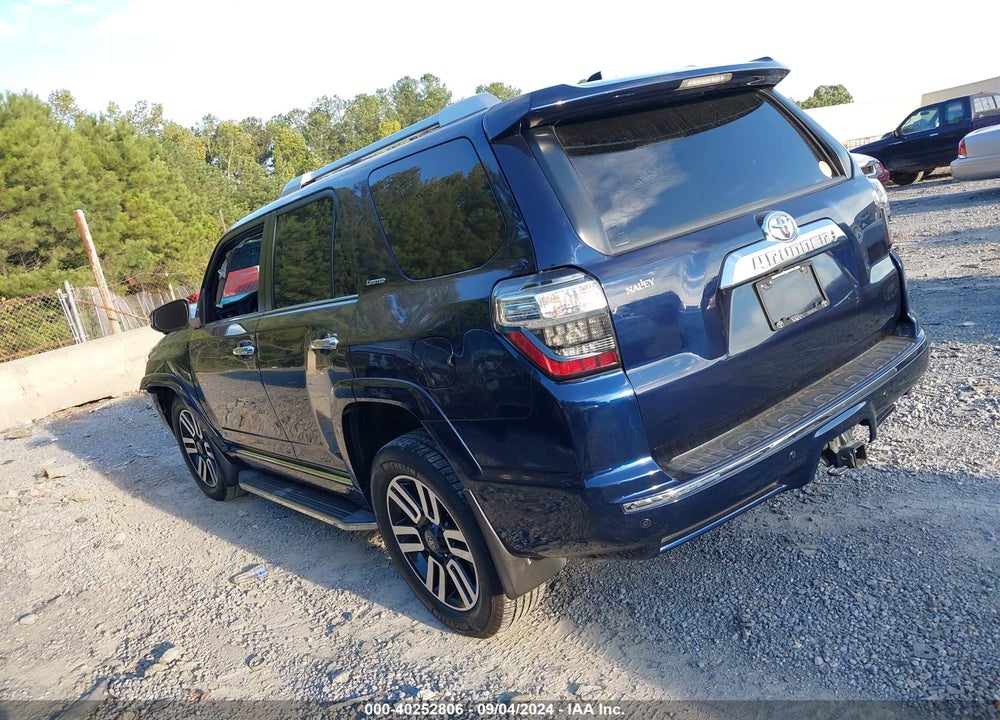 2018 TOYOTA 4RUNNER LIMITED VIN: JTEZU5JRXJ5190167