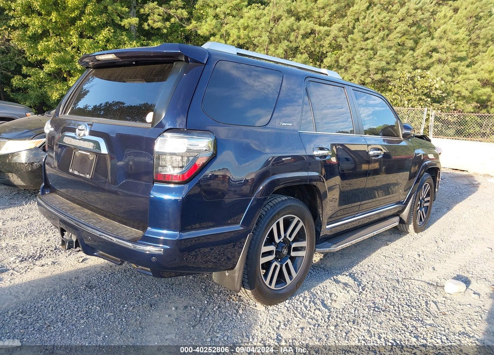 2018 TOYOTA 4RUNNER LIMITED VIN: JTEZU5JRXJ5190167