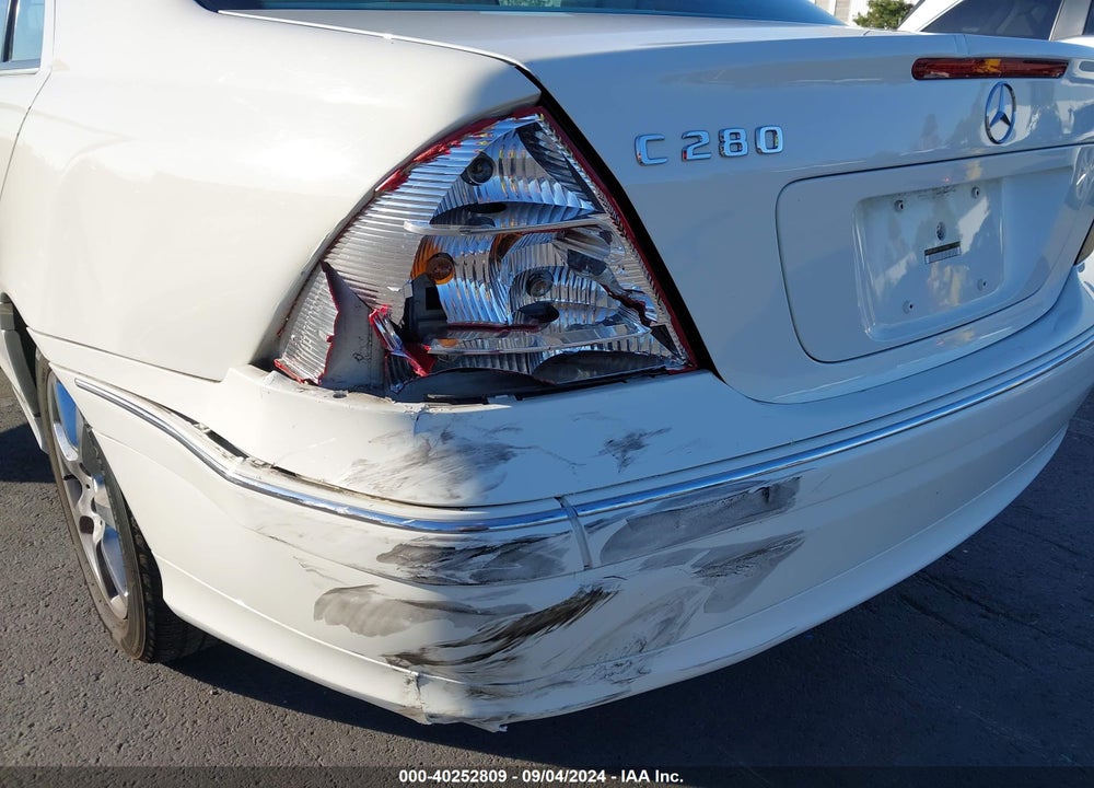 2007 MERCEDES-BENZ C 280 VIN: WDBRF54H47A935916