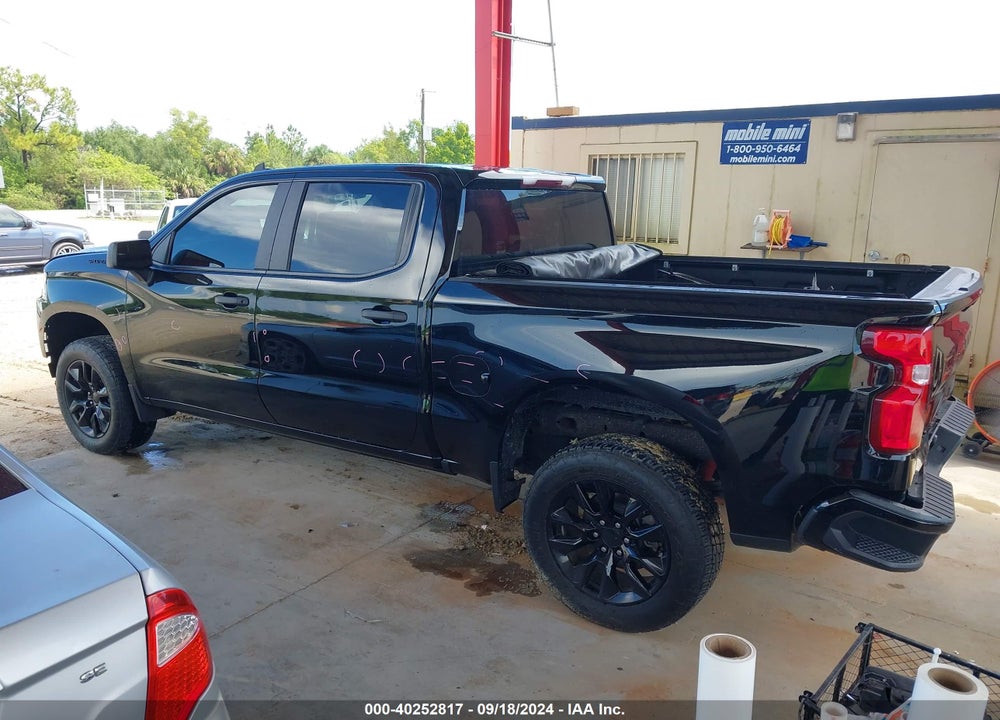 2021 CHEVROLET SILVERADO 1500 2WD SHORT BED CUSTOM VIN: 3GCPWBEH3MG138950