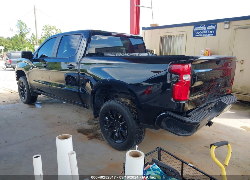 2021 CHEVROLET SILVERADO 1500 2WD SHORT BED CUSTOM VIN: 3GCPWBEH3MG138950