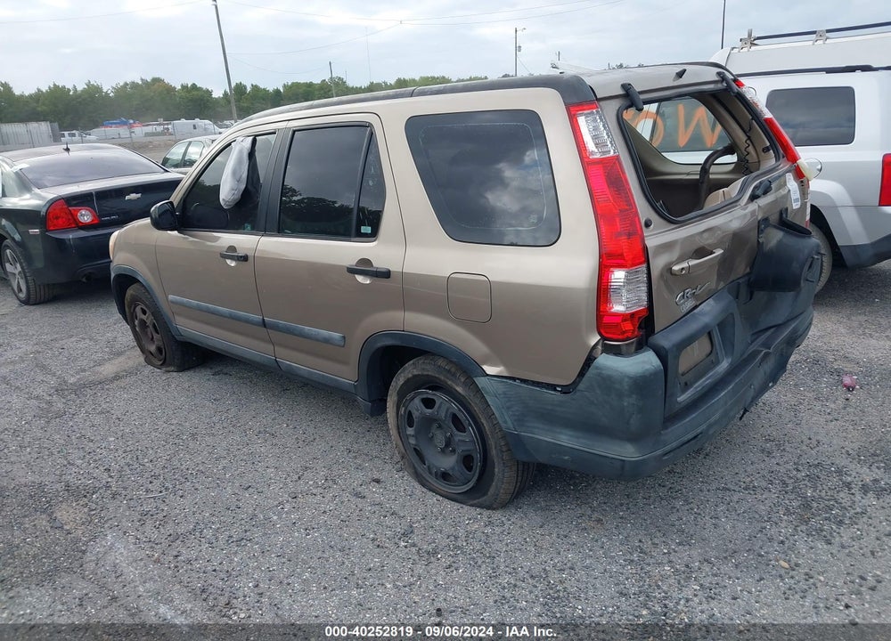 2006 HONDA CR-V LX VIN: SHSRD78526U424531