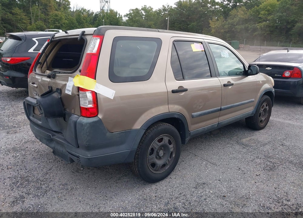 2006 HONDA CR-V LX VIN: SHSRD78526U424531