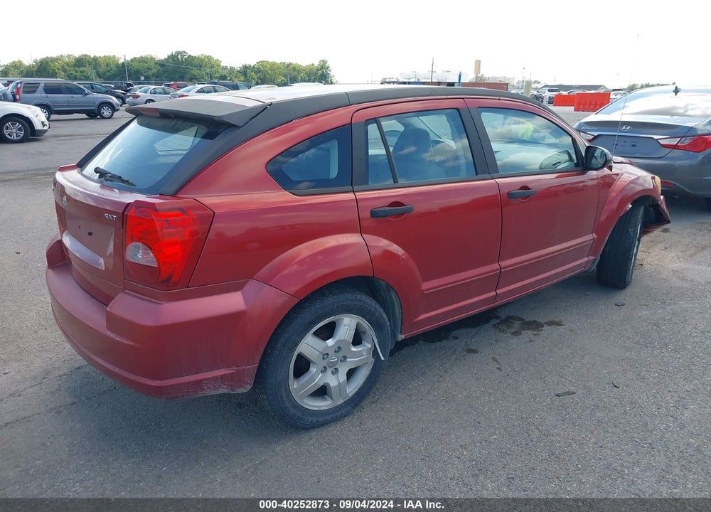 2007 DODGE CALIBER SXT VIN: 1B3HB48B97D592786
