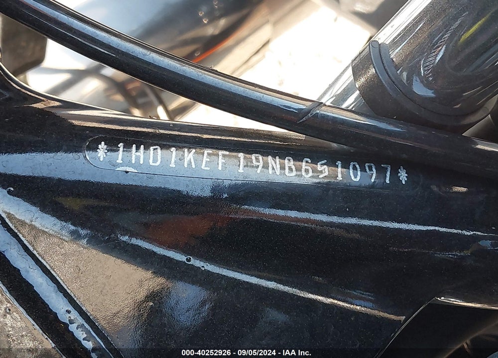 2022 HARLEY-DAVIDSON FLHTK VIN: 1HD1KEF19NB651097