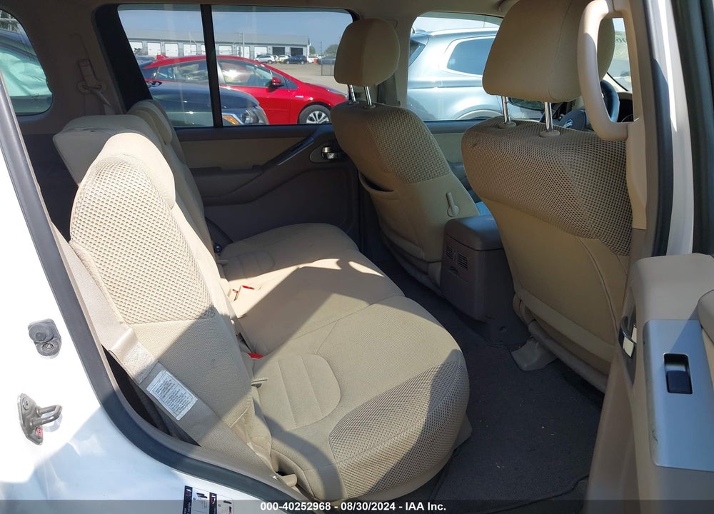 2008 NISSAN PATHFINDER S VIN: 5N1AR18BX8C665385