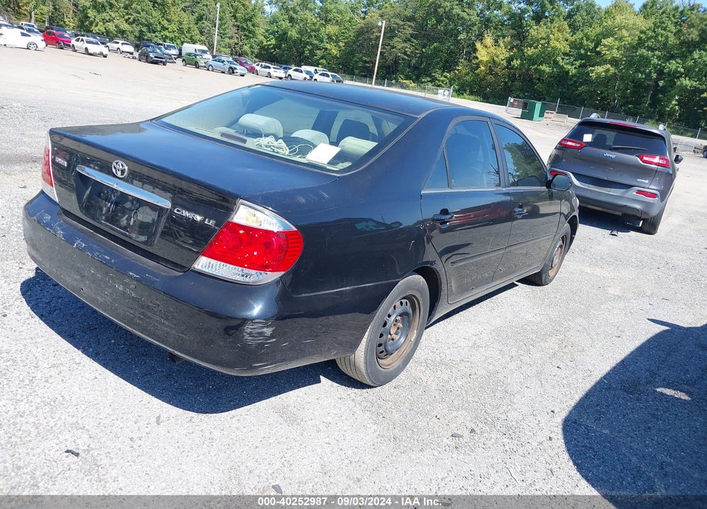 2006 TOYOTA CAMRY LE VIN: 4T1BE32K66U722872