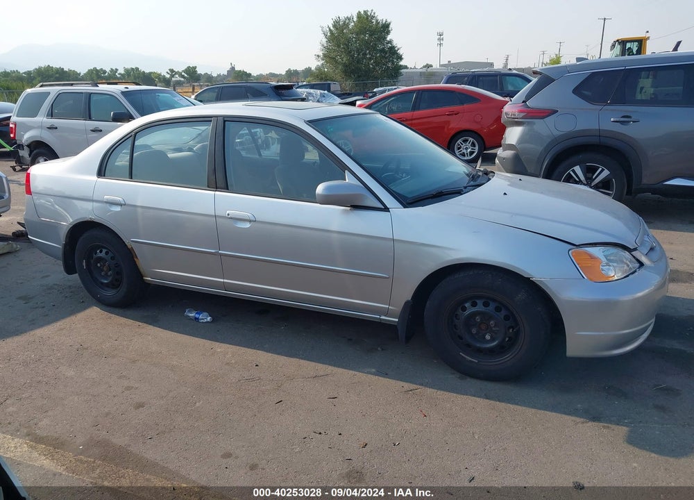 2002 HONDA CIVIC EX VIN: 2HGES25842H582999