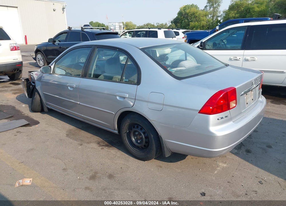 2002 HONDA CIVIC EX VIN: 2HGES25842H582999