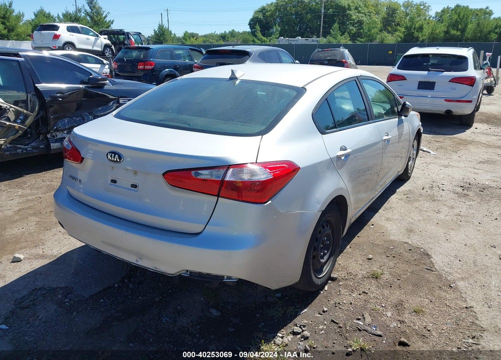 2016 KIA FORTE LX VIN: KNAFK4A61G5573742