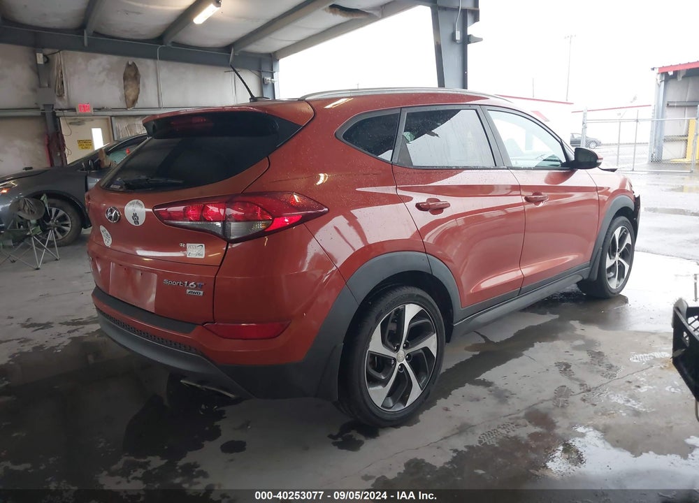 2016 HYUNDAI TUCSON SPORT VIN: KM8J3CA28GU052925