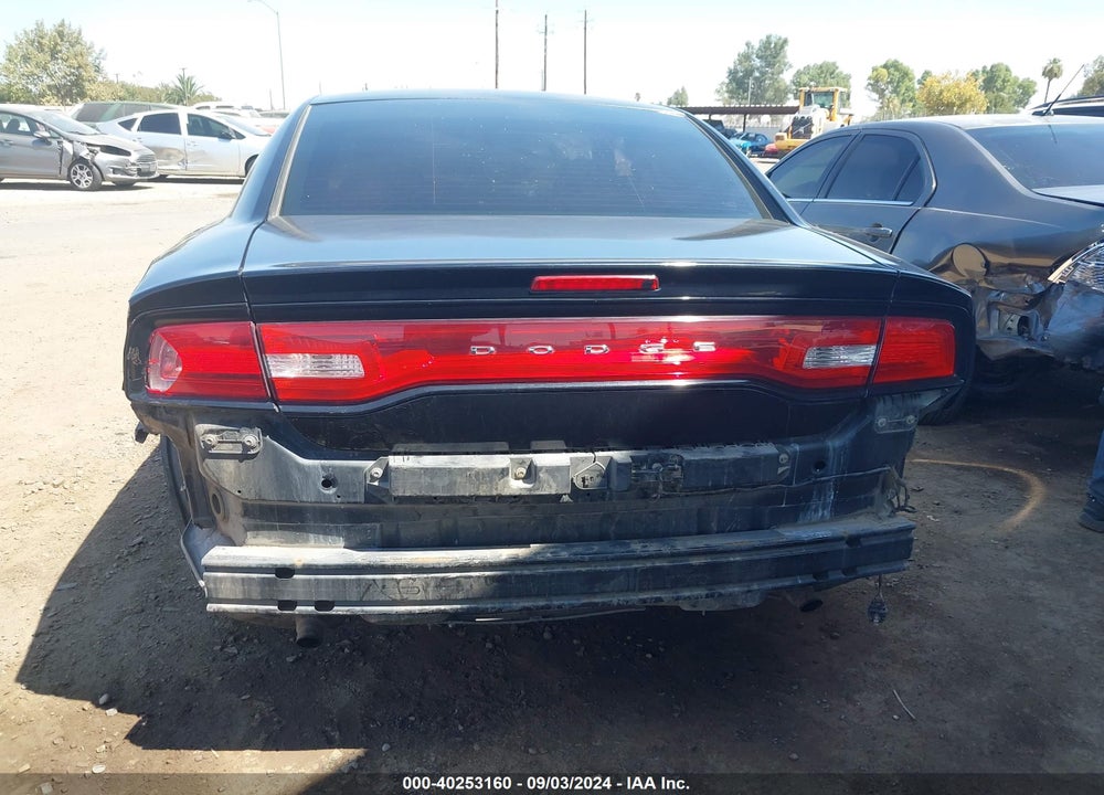 2013 DODGE CHARGER SE VIN: 2C3CDXBG2DH587439