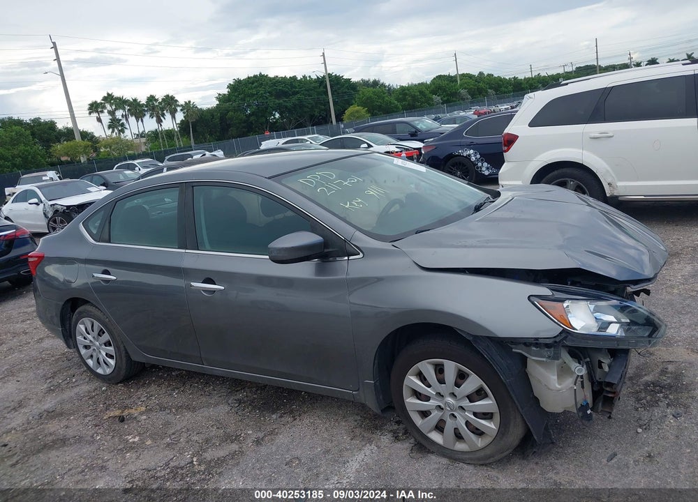 2019 NISSAN SENTRA S VIN: 3N1AB7AP0KY211701