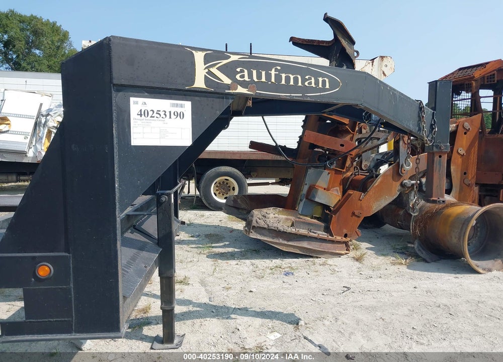 2013 KAUFMAN TRLR VIN: 5VGFL3523DL001825