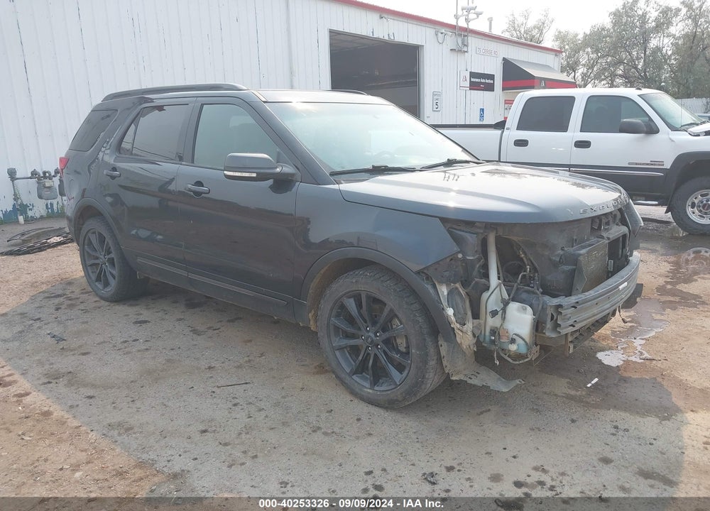 2017 FORD EXPLORER XLT VIN: 1FM5K8D86HGA43755