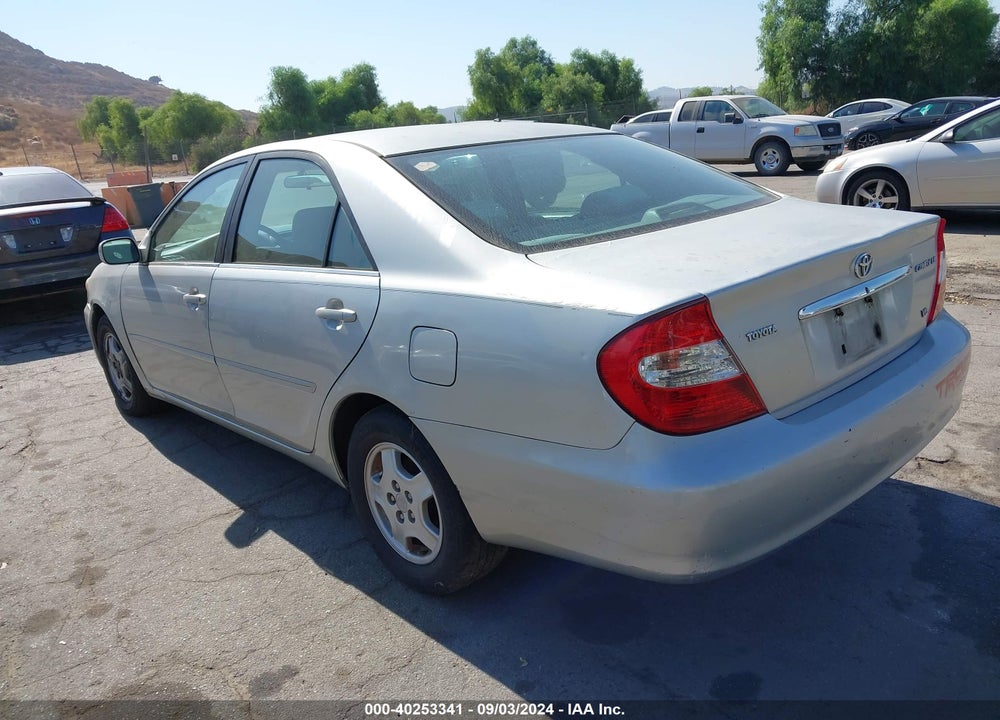 2002 TOYOTA CAMRY LE V6 VIN: 4T1BF32K02U528779